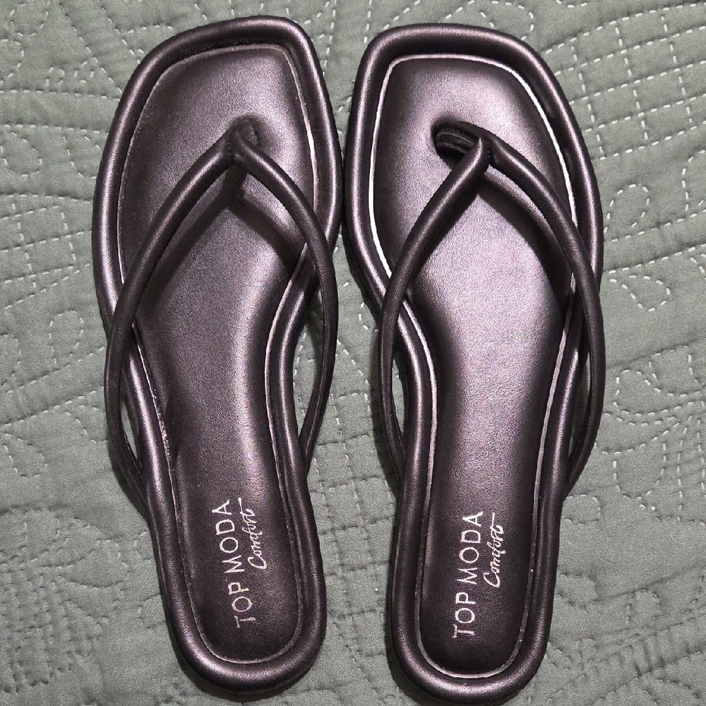 TOP Moda Women's Elegant Black Sandals